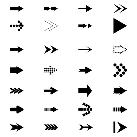 Set icons Arrowsのイラスト素材