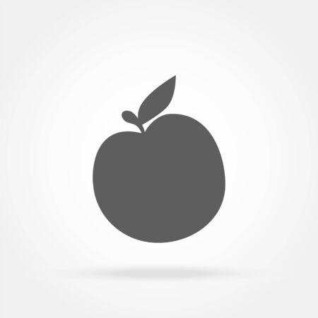 apple iconのイラスト素材