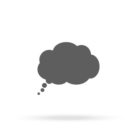 Cloud thoughts iconのイラスト素材
