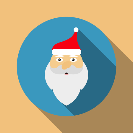 Icon Santa Claus for flat designのイラスト素材