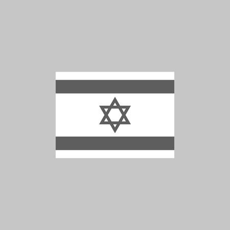Israel flag iconのイラスト素材