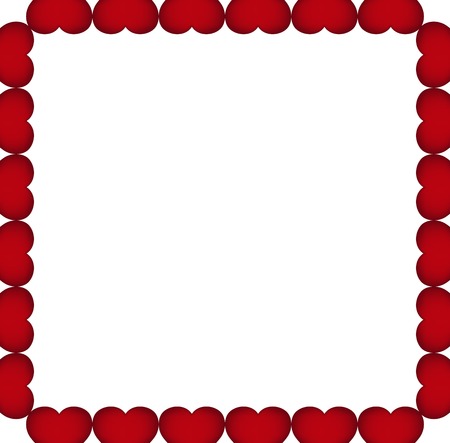 Background of red hearts on the day of the holiday Valentine sのイラスト素材
