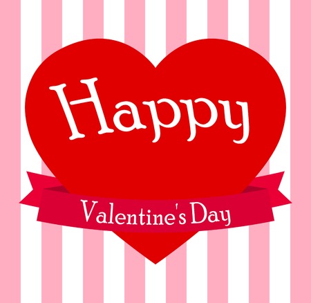Heart on Valentine s Dayのイラスト素材