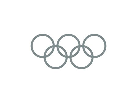 Company logo of the ring on white background vector illustrationのイラスト素材