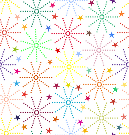 Seamless background celebratory saluteのイラスト素材