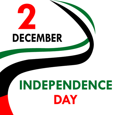 Independence Day in the United Arab Emiratesのイラスト素材