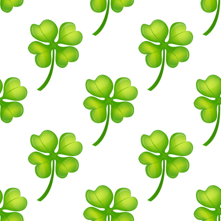 Background  Irish clover seamless patternのイラスト素材