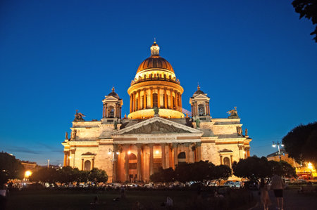 St. Petersburg, Russia - August 20 , 2022: Saint Isaacs Cathedralのeditorial素材