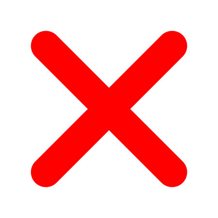 Decision making icons for yes and no voting. Vector illustration isolated on white background.のイラスト素材