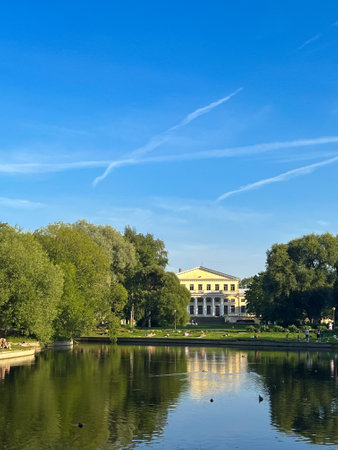 St. Petersburg, Russia - August 21 , 2023: Yusupov Garden and Palaceのeditorial素材