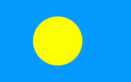 Flag of Palauの写真素材