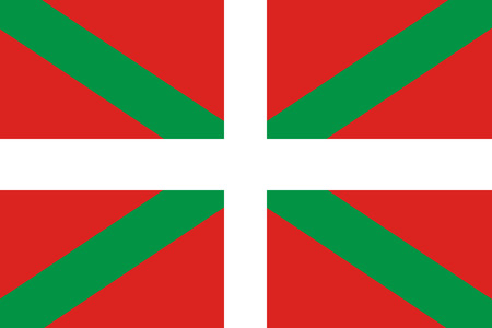 Basque flag close-upの写真素材