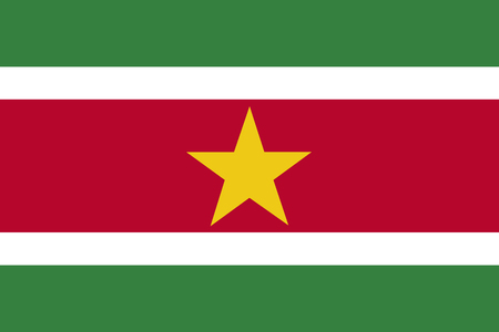 Flag of Surinameの写真素材