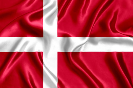 Flag of Denmarkの写真素材