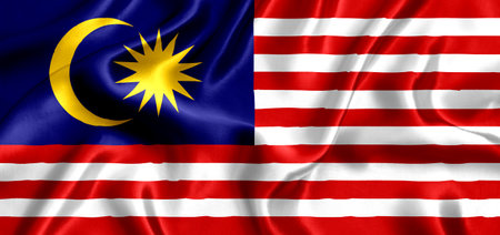 Flag of Malaysiaの写真素材