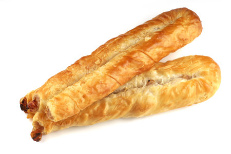 Rollini delicious pastries white backgroundの写真素材