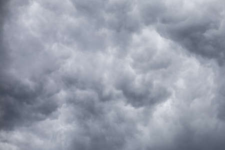 Gray gloomy clouds before a thunderstorm
