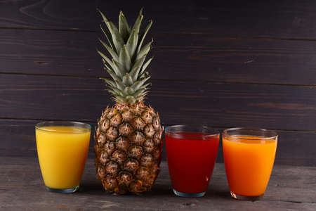 Exotic delicious fruit with juiceの写真素材