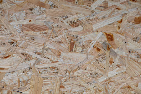 Chipboard wood board background and textureの写真素材