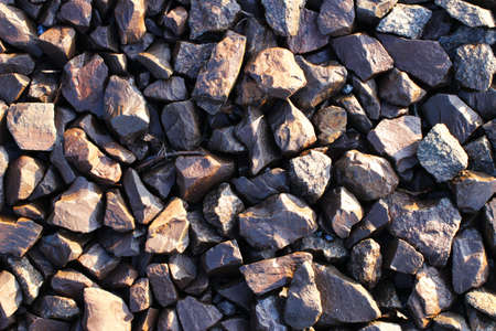 Small stones rubble close upの写真素材