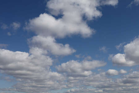 White clouds and blue sky beautiful timelapseの写真素材