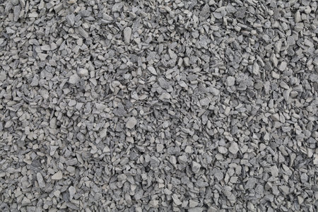Crushed stone building material as texture or backgroundの写真素材