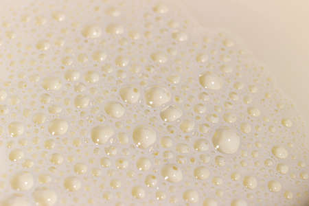 White milk foam close upの写真素材