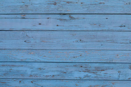 Old blue cracked board as a beautiful backgroundの写真素材