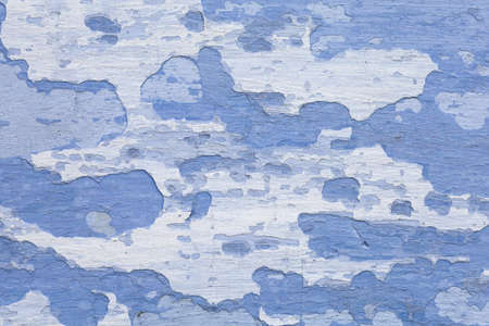 Blue clay wall of a country house. beautiful backgroundの写真素材