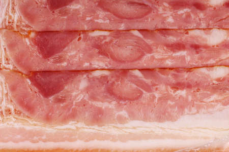 Sliced ham meat as texture and backgroundの写真素材