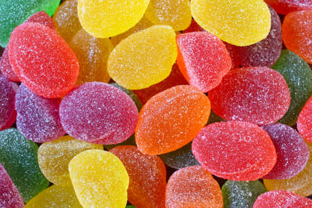 Colored jelly candies close-upの写真素材