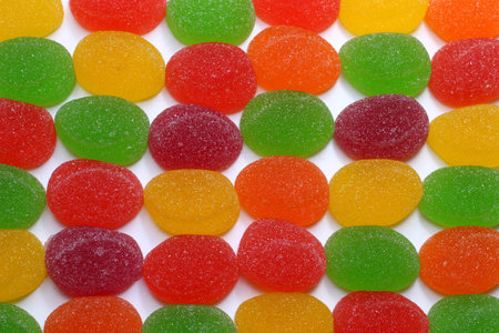 Colored jelly candies close-upの写真素材
