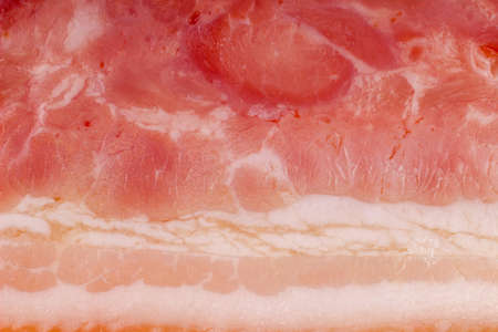 ham sliced closeup background or textureの写真素材