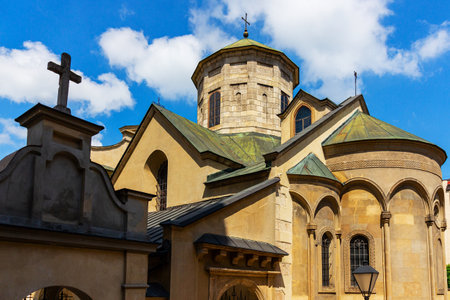 The Armenian quarter of the European city of Lviv
