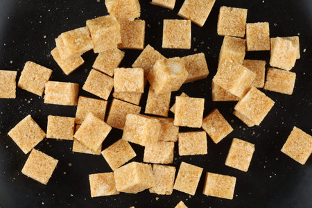 Granulated brown sugarの写真素材