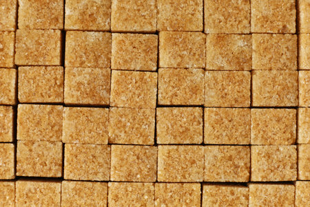 Granulated brown sugarの写真素材