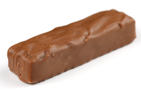 Chocolate bar on white isolateの写真素材