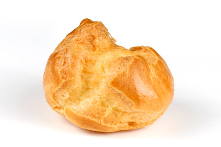 Eclair on white isolateの写真素材
