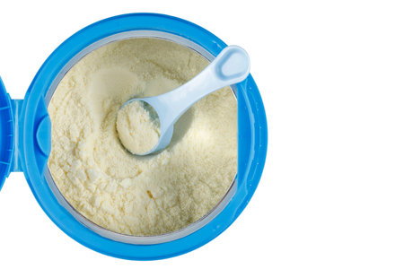 Sports nutrition in a jar. protein powder.の写真素材