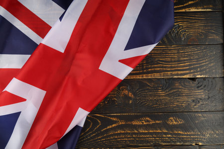 Great Britain flag background place for text cope spaceの写真素材