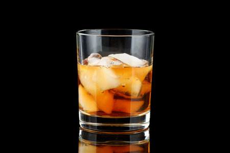 tea with ice. Refreshing drink, iced tea glass.の写真素材
