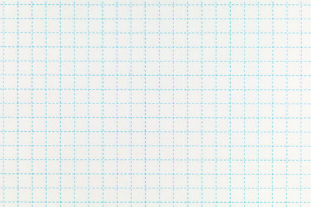 School notebook texture blank sheet. Cells in a notebook background or texture.の写真素材