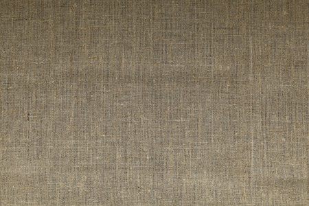 simple canvas background. Old rough fabric background or textureの写真素材