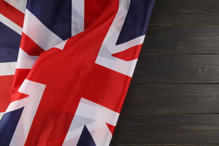 Flag of Great Britain place for text cope spaceの写真素材