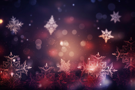 Beautiful New Year and Christmas background. AI Generatedの素材