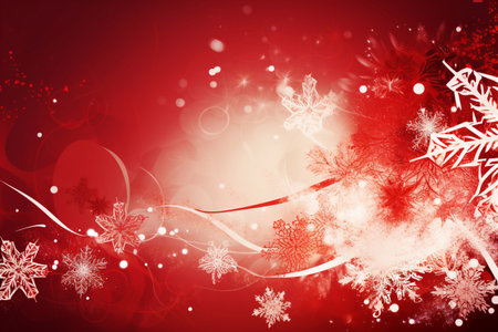 Beautiful New Year and Christmas background. AI Generatedの素材