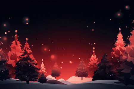 Beautiful New Year and Christmas background. AI Generatedの素材