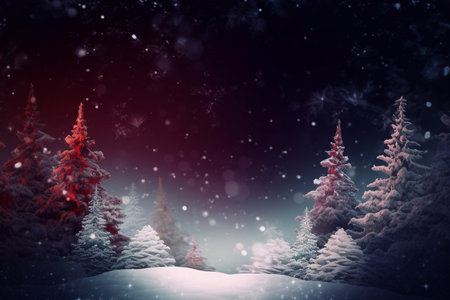 Beautiful New Year and Christmas background. AI Generatedの素材