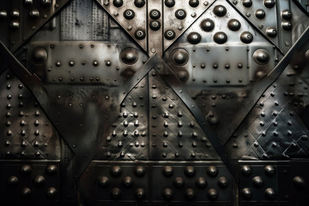 Metal old surface. AI Generatedの素材