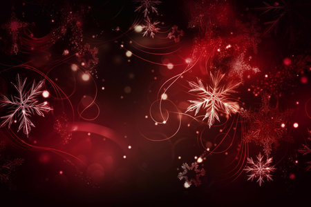 Beautiful New Year and Christmas background. AI Generatedの素材